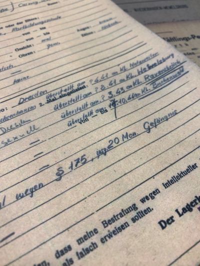 Haftgrund: § 175 – vergessene Schicksale des KZ Niederhagen